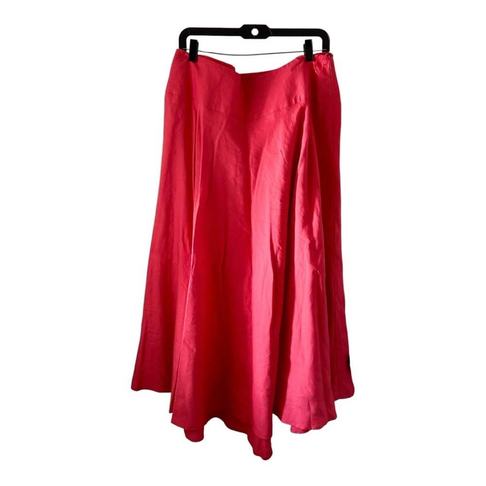 Ashley Stewart Vibrant Pink A-Line Skirt Size 12W